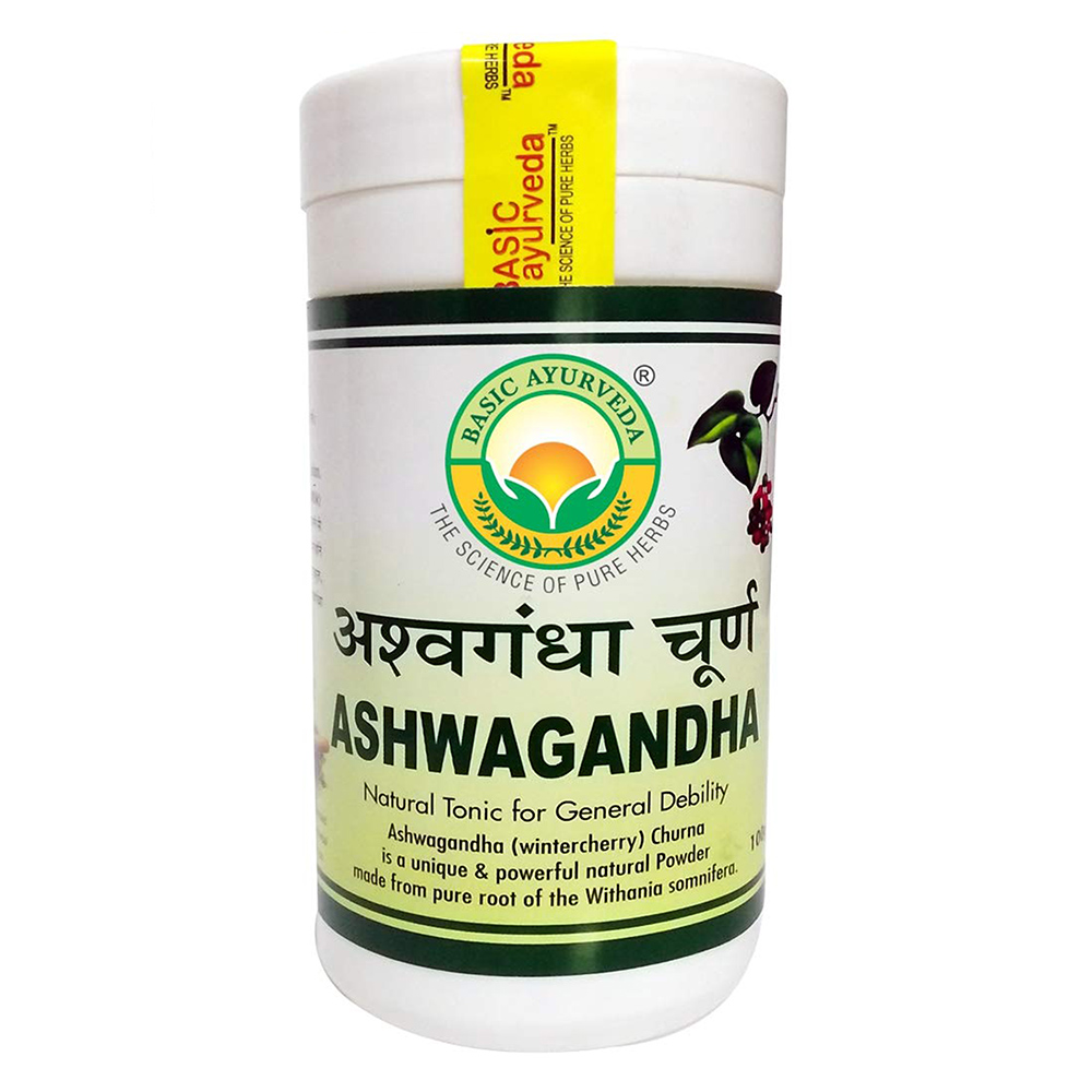 Buy Basic Ayurveda Ashwagandha Churna Online at Best Price in 2024